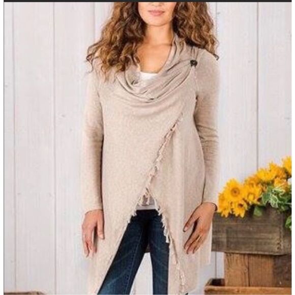 Matilda Jane Clothing Women's Come on Over Ribbed Knit Cardigan Size XS NWT Fall - Picture 11 of 11